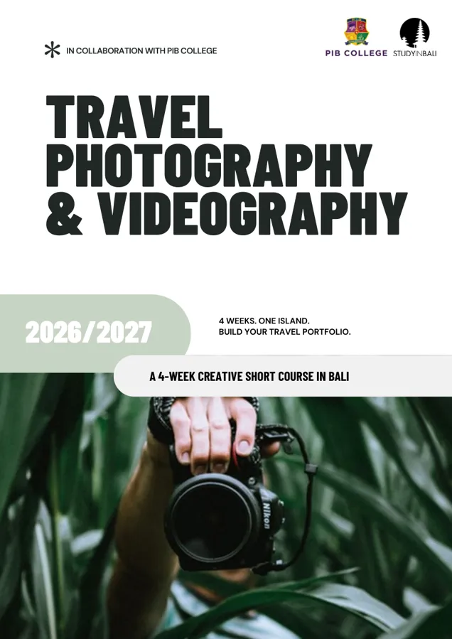 Travel Photography and Videography Info Pack cover